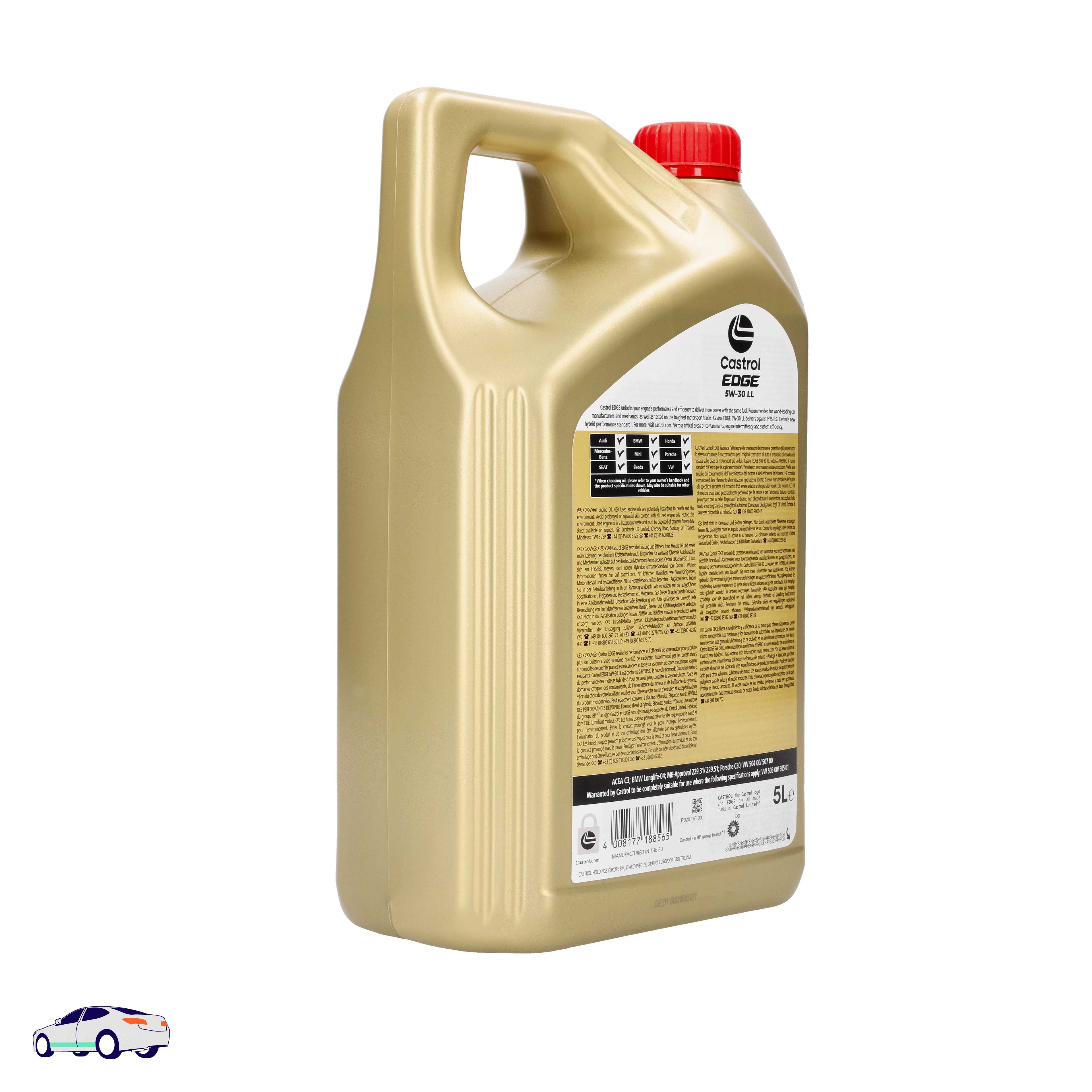 Motoröl "Castrol EDGE 5W-30 LL/ 5 L"